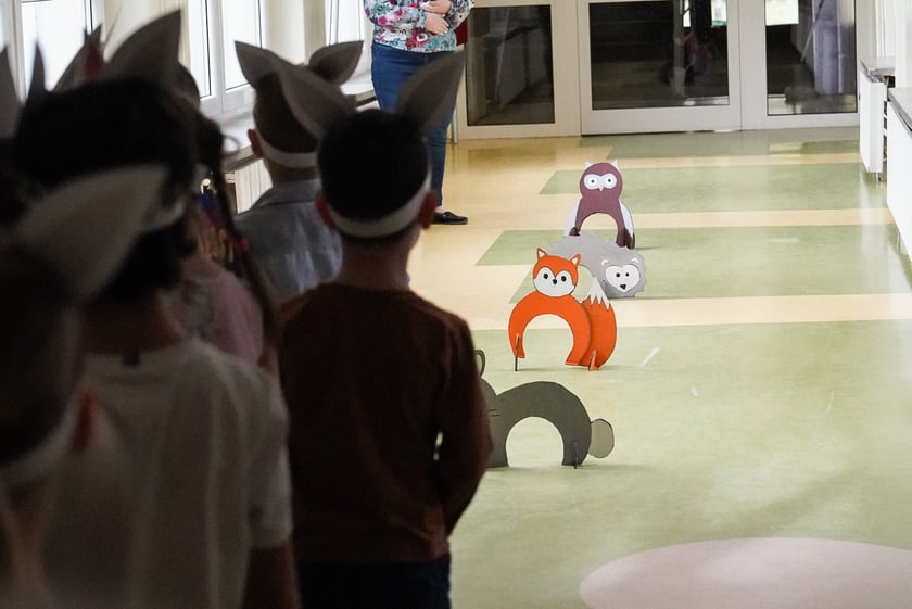 Spotkanie z Zajączkiem w Przedszkolu nr 149 „Tęczowa Polanka”