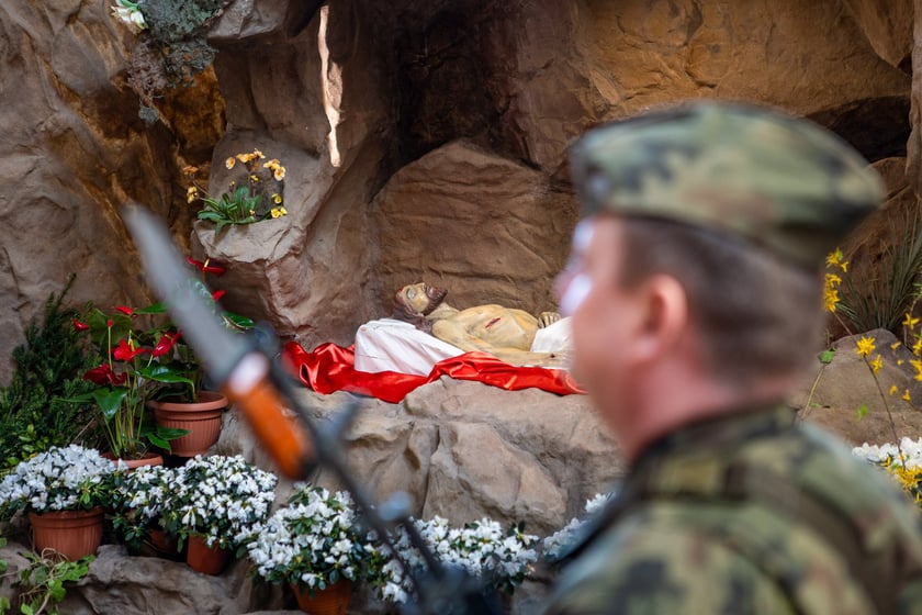 Grób pański w kościele garnizonowym we Wrocławiu