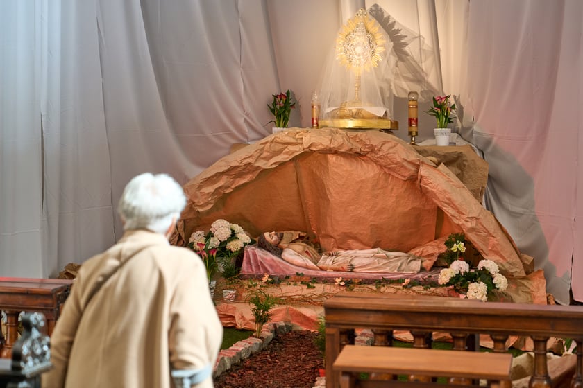 Grób Pański w kościele pw. św. Stanisława, Doroty  Wacława