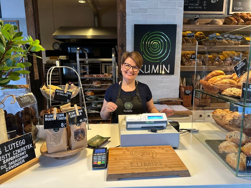 Katarzyna Tomczyk, piekarnia Kumin
