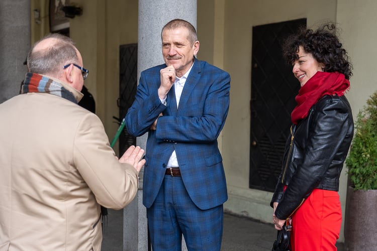 Konferencja prasowa dotycząca rewolucji w komunikacji aglomeracyjnej oraz  Karty Seniora Aglomeracji Wrocławskiej