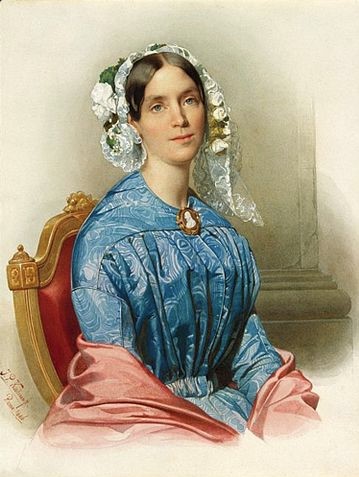 Kr&oacute;lewna Marianna Orańska w 1846 r. (akwarela, J. P. Koelman)