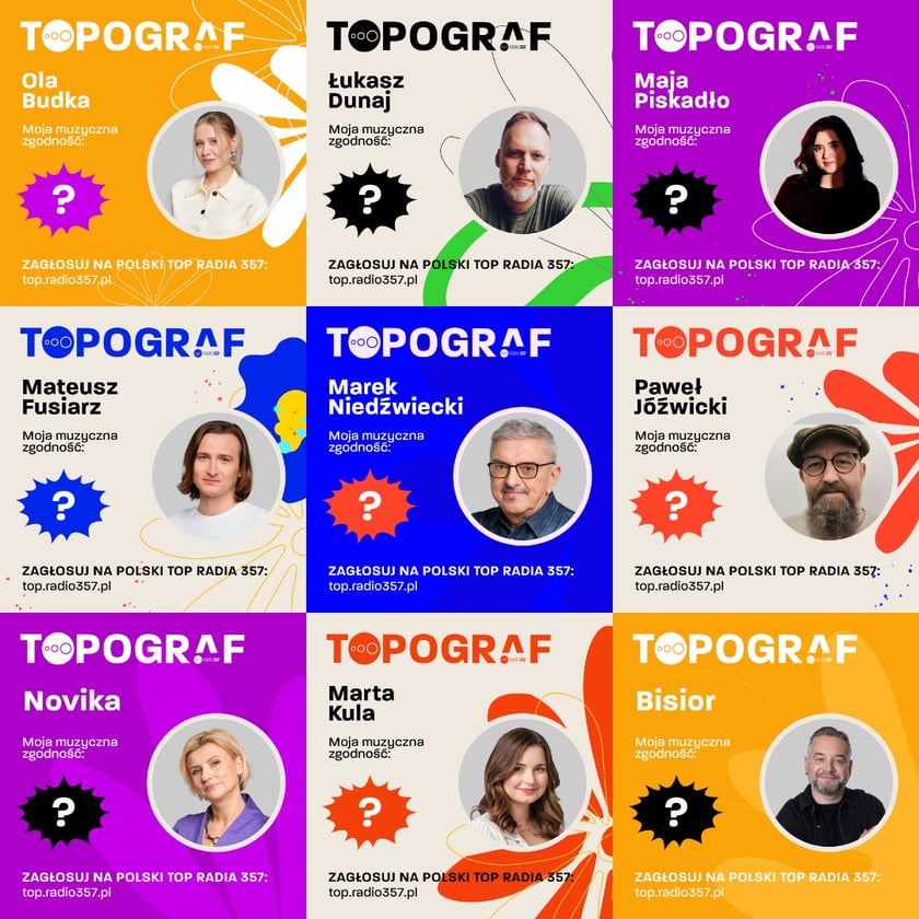 Głosowanie na Polski TOP Radia 357