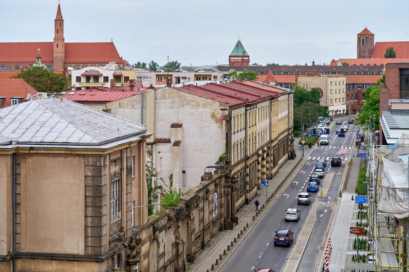 Była Poczta Paczkowa i Telegraf, także siedziba Orange Polska, na Starym Mieście