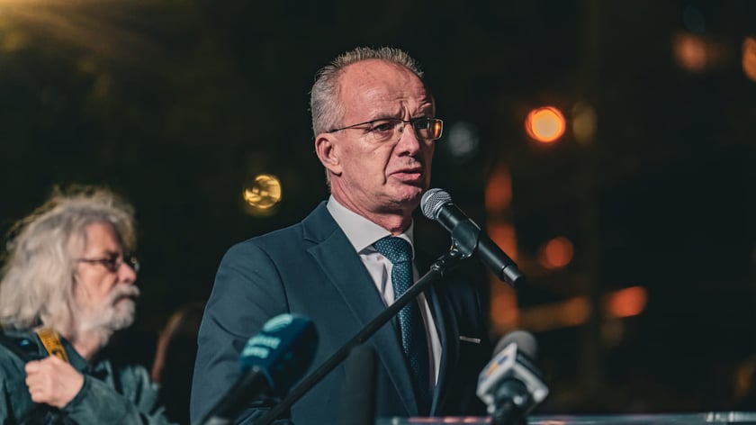 Uroczyste odsłonięcie pomnika Żołnierzy Niezłomnych. Wrocław, 8.05.2024