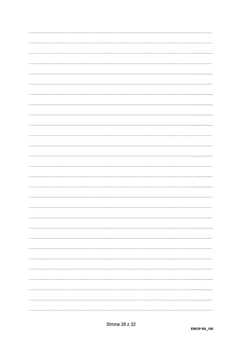 Formuła 2015, matura WOS (poziom rozszerzony)