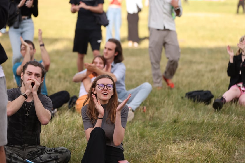 Pierwszy dzień Juwenaliów Wrocławskich 2024 na Polach Osobowickich