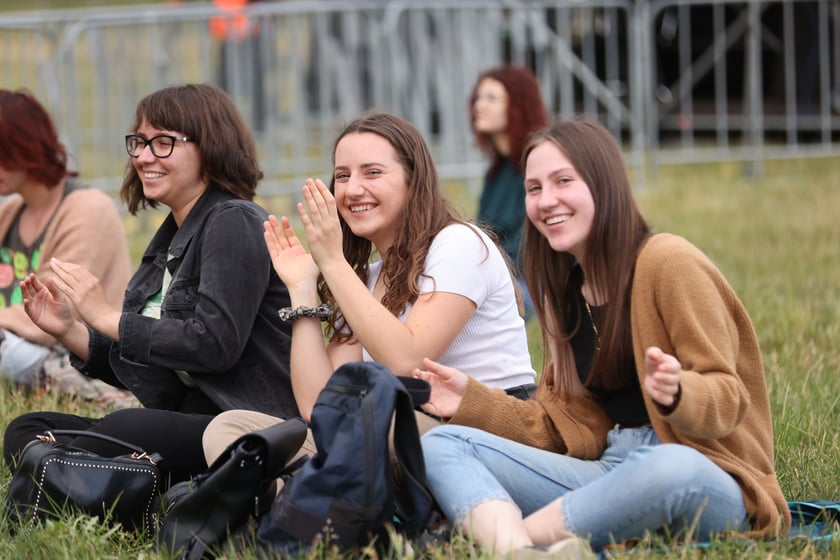 Pierwszy dzień Juwenaliów Wrocławskich 2024 na Polach Osobowickich