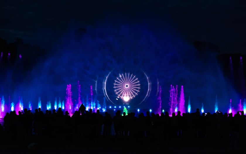 Otwarcie sezonu 2024 Fontanny Multimedialnej - pokaz specjalny: Katedra Demokracji