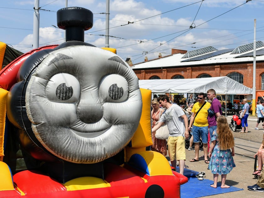 Dzień Otwarty MPK 2022 na zajezdni Borek.
