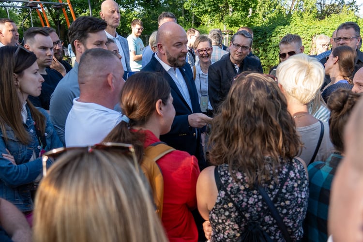Spotkanie prezydenta Jacka Sutryka z mieszkańcami osiedla Sołtysowice