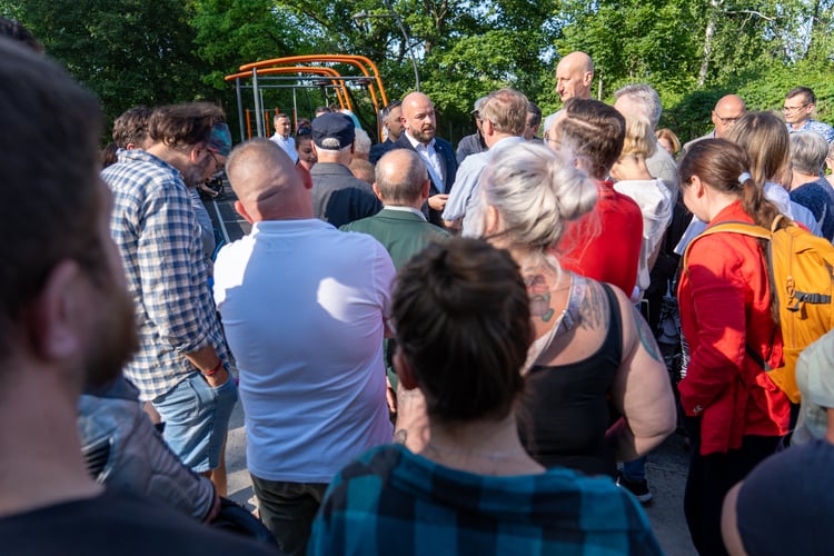 Spotkanie prezydenta Jacka Sutryka z mieszkańcami osiedla Sołtysowice