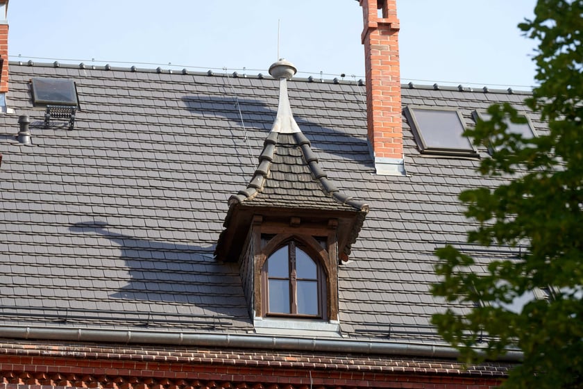 Budowa hotelu Arche Klasztor Wrocław w gmachu przy Kasprowicza, 9 maja 2024