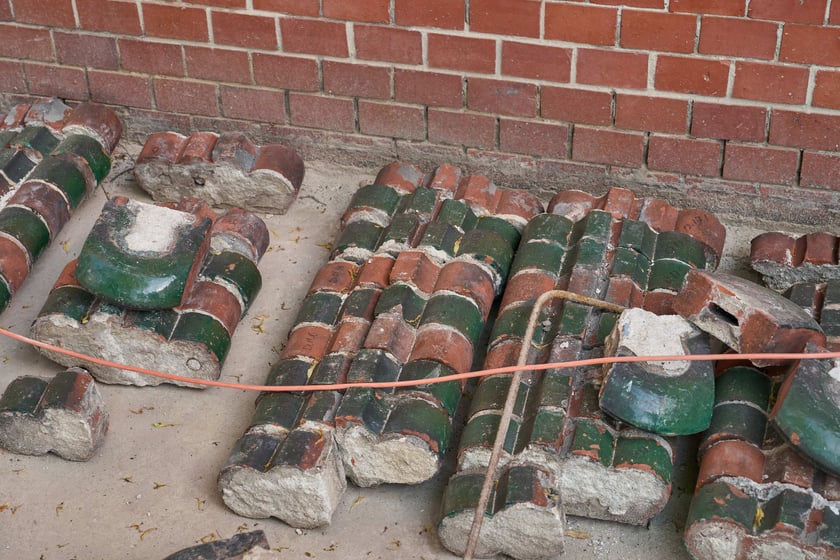 Budowa hotelu Arche Klasztor Wrocław w gmachu przy Kasprowicza, 9 maja 2024