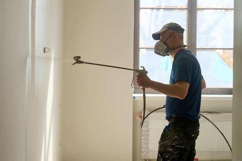 Budowa hotelu Arche Klasztor Wrocław w gmachu przy Kasprowicza, 9 maja 2024