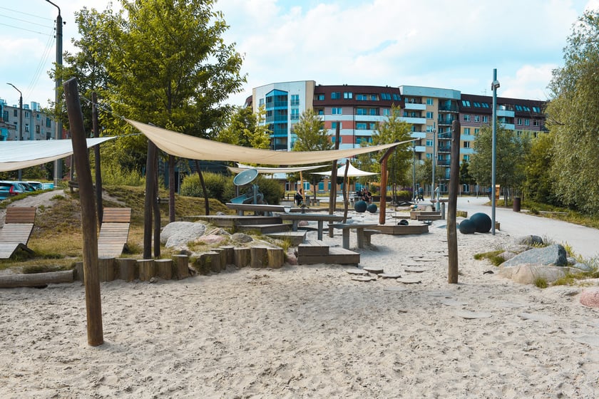 Wodny plac zabaw na Niskich Łąkach