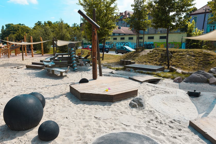 Wodny plac zabaw na Niskich Łąkach