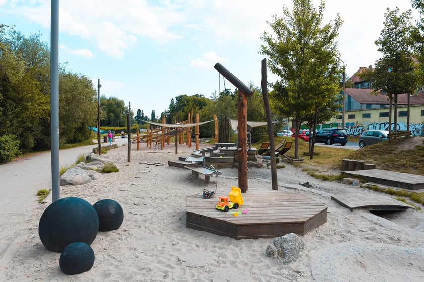 Wodny plac zabaw na Niskich Łąkach