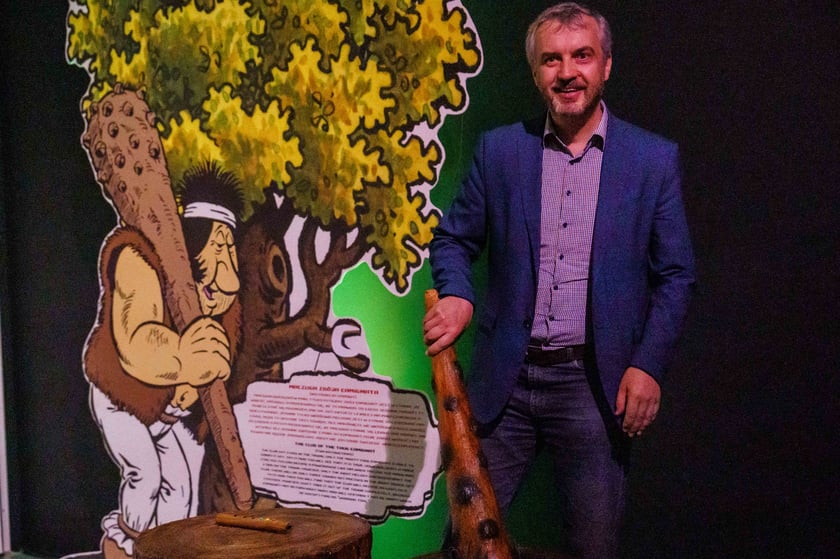 Wystawa&nbsp;&bdquo;Słowiański Świat Kajka i Kokosza&rdquo; w Centrum Historii Zajezdnia&nbsp; - Andrzej Jerie, dyrektor Centrum Historii Zajezdnia&nbsp;