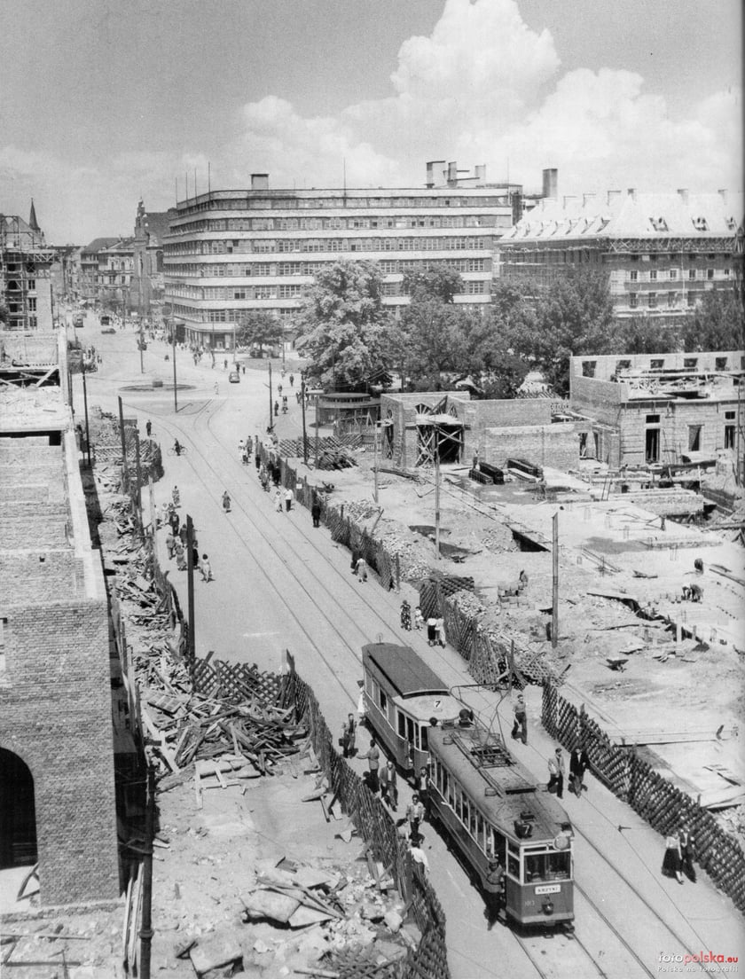 Plac Kościuszki z widocznym Okrąglakiem