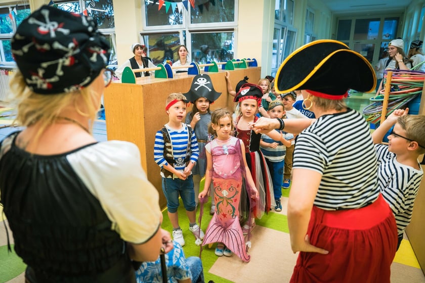 Piracko-morska impreza przedszkolaków z Tęczowej Polanki