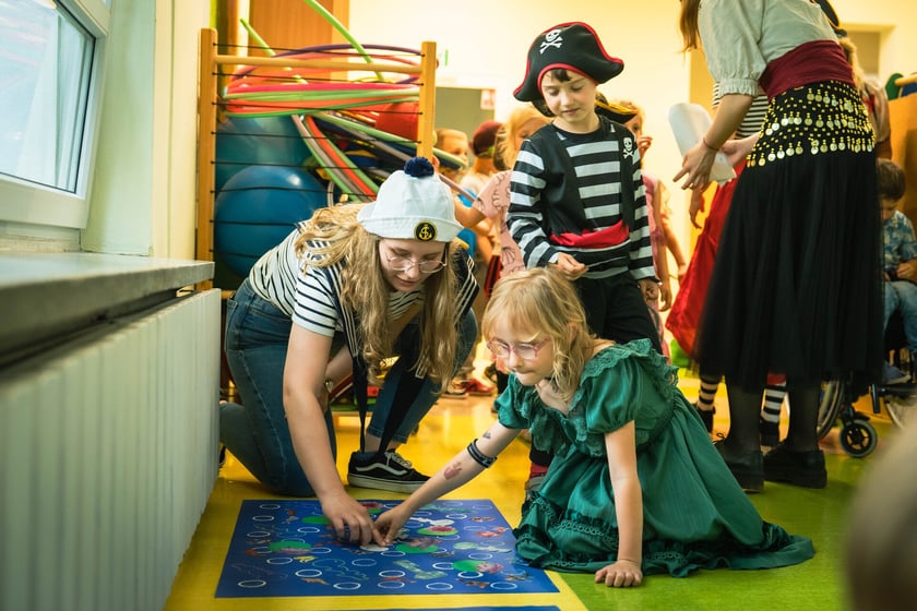Piracko-morska impreza przedszkolaków z Tęczowej Polanki