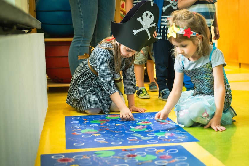 Piracko-morska impreza przedszkolaków z Tęczowej Polanki