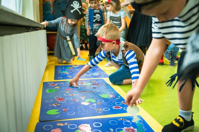 Piracko-morska impreza przedszkolaków z Tęczowej Polanki