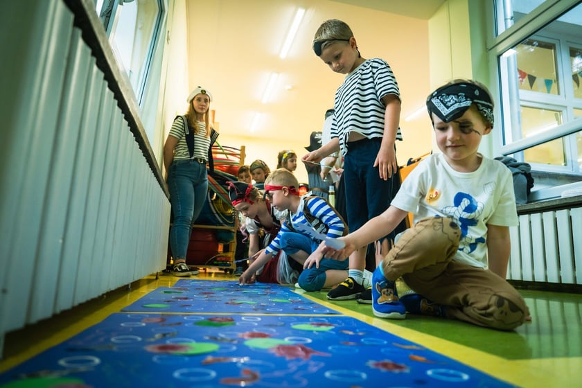 Piracko-morska impreza przedszkolaków z Tęczowej Polanki
