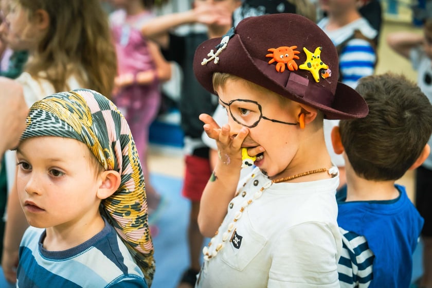 Piracko-morska impreza przedszkolaków z Tęczowej Polanki