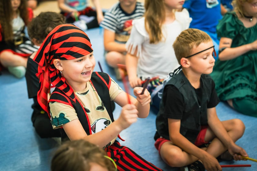 Piracko-morska impreza przedszkolaków z Tęczowej Polanki