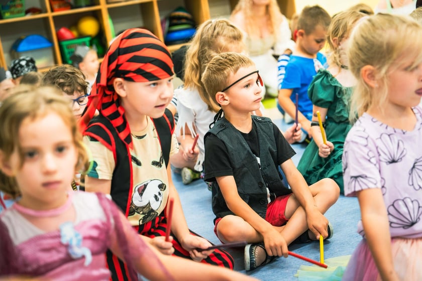 Piracko-morska impreza przedszkolaków z Tęczowej Polanki