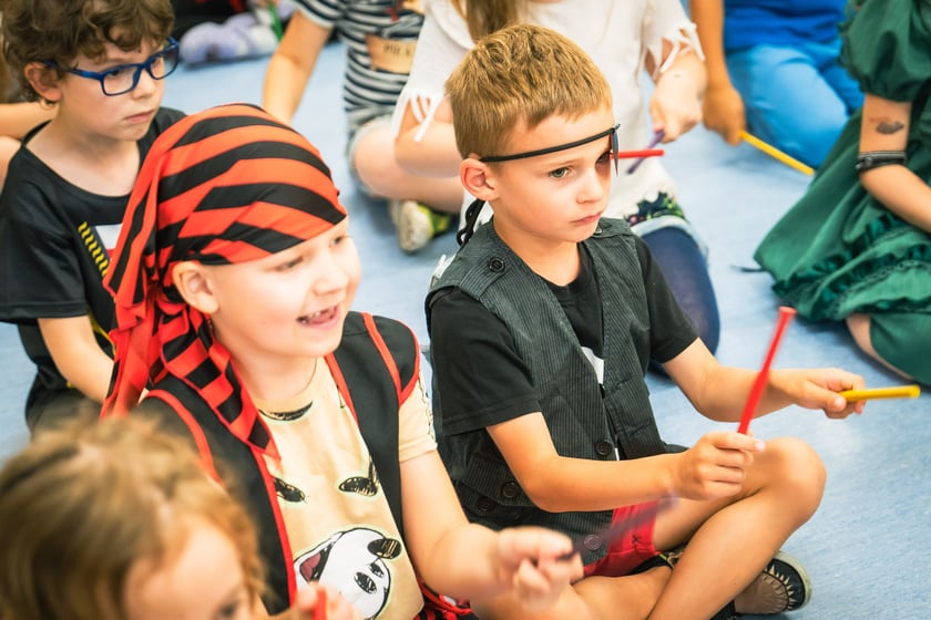 Piracko-morska impreza przedszkolaków z Tęczowej Polanki