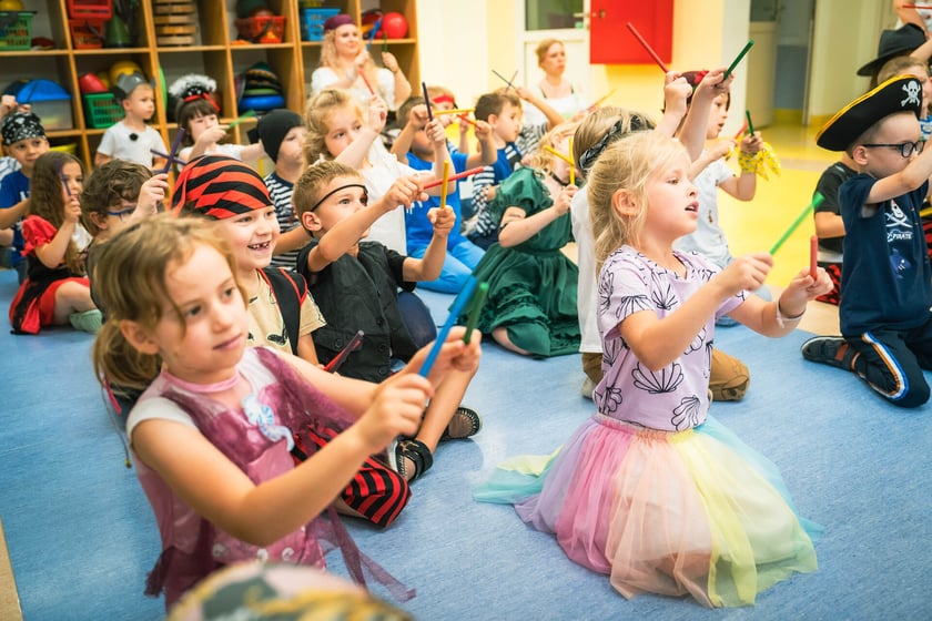 Piracko-morska impreza przedszkolaków z Tęczowej Polanki