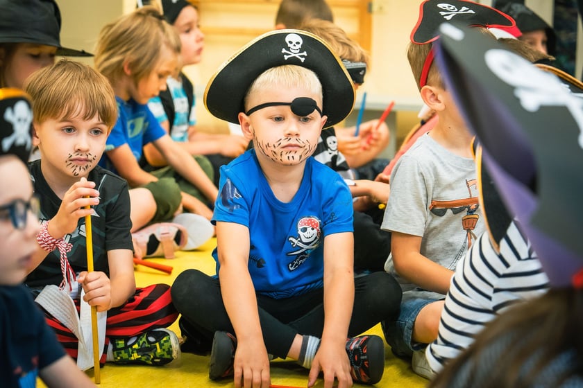 Piracko-morska impreza przedszkolaków z Tęczowej Polanki