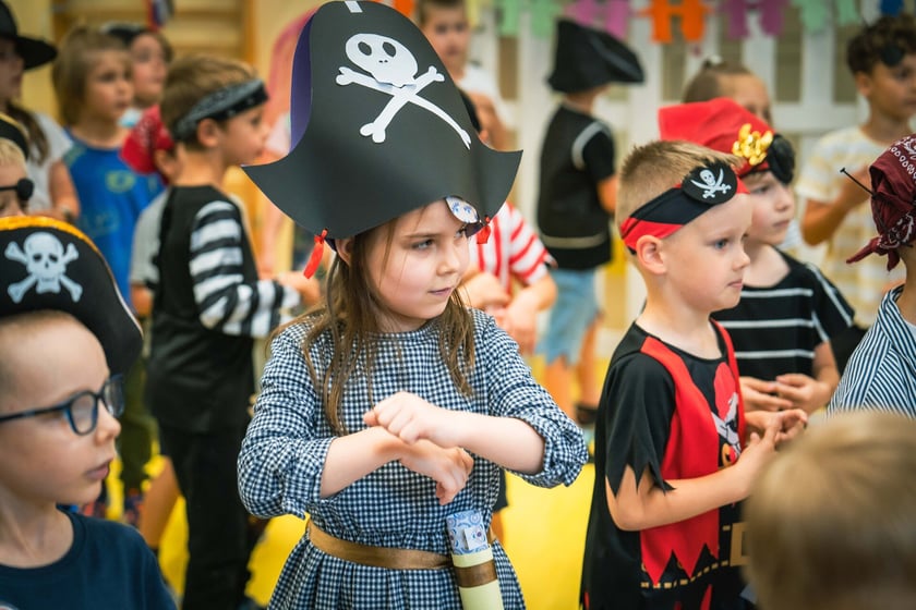 Piracko-morska impreza przedszkolaków z Tęczowej Polanki