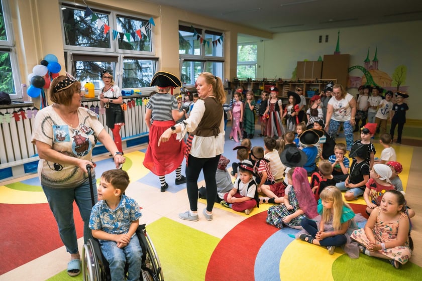 Piracko-morska impreza przedszkolaków z Tęczowej Polanki
