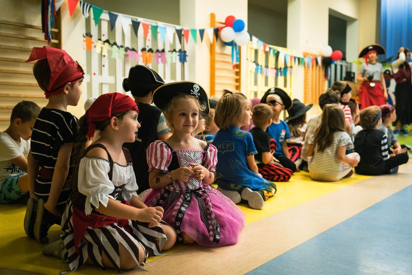 Piracko-morska impreza przedszkolaków z Tęczowej Polanki