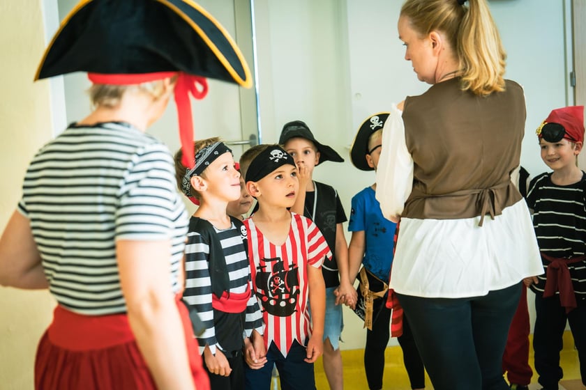 Piracko-morska impreza przedszkolaków z Tęczowej Polanki