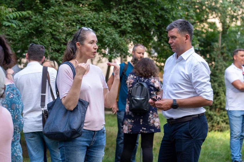Spotkanie prezydenta z mieszkańcami Borka