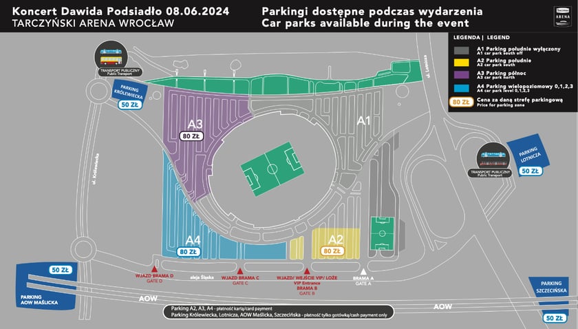 Dawid Podsiadło na Tarczyński Arenie Wrocław - informator koncertowy. Wejścia, parkingi, komunikacja
