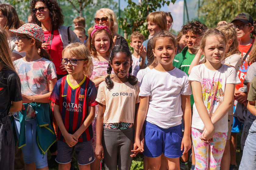 Dzień Sportu w Szkole Podstawowej nr 82 im. Budowniczych Wrocławia przy ul. Blacharskiej 13 (7.06.2024)