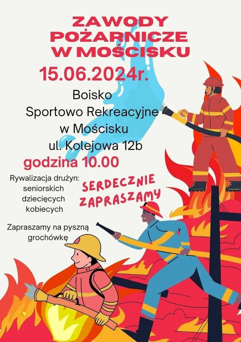 Zawody pożarnicze w Mościskach