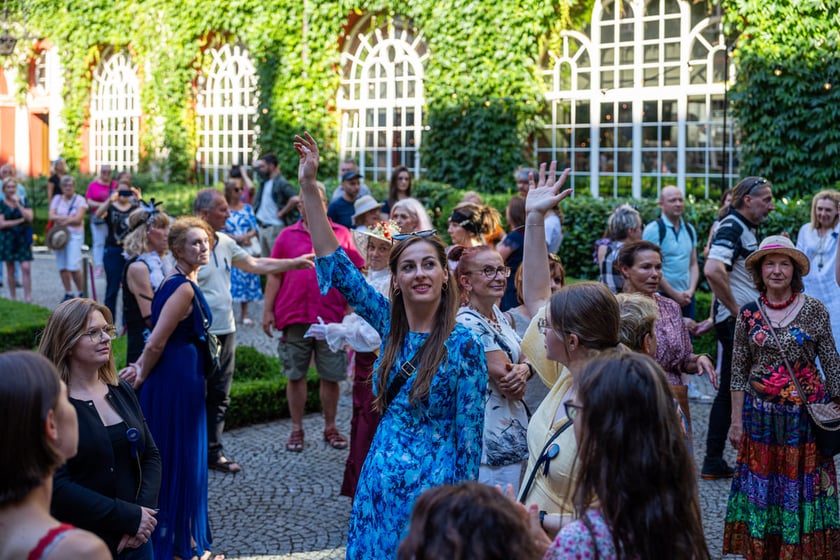 Potańcówka Wrocławska na dziedzińcu Ossolineum. Wrocław, 8 czerwca 2024