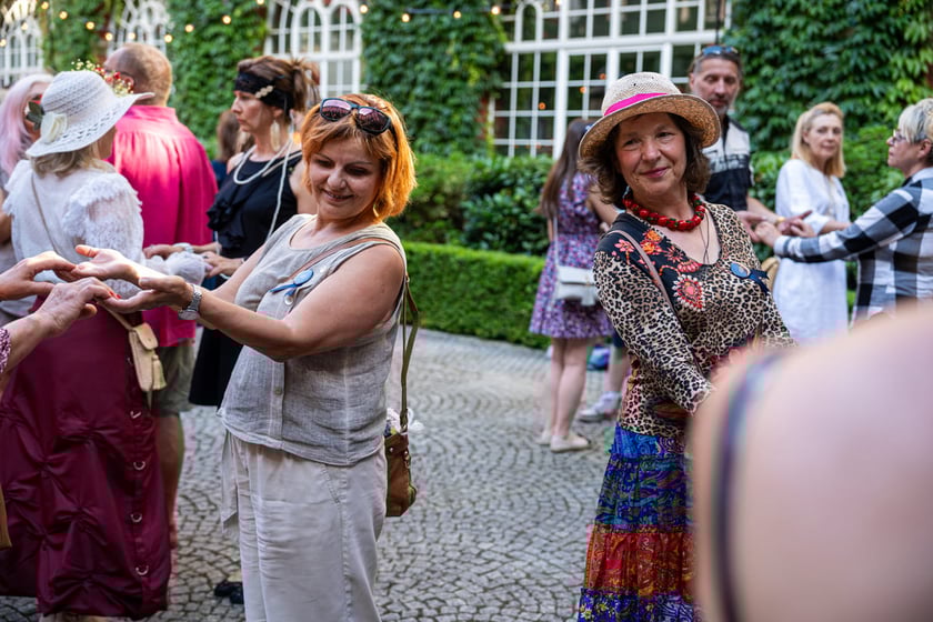 Potańcówka Wrocławska na dziedzińcu Ossolineum. Wrocław, 8 czerwca 2024