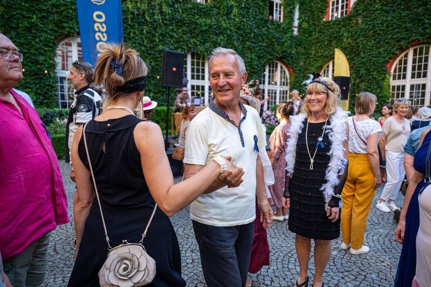 Potańcówka Wrocławska na dziedzińcu Ossolineum. Wrocław, 8 czerwca 2024