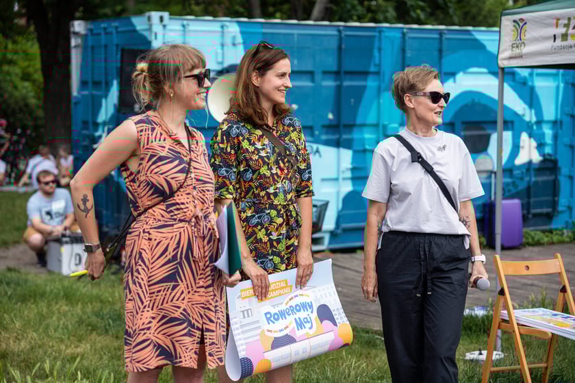 Wrocławskie Święto Rowerzysty w parku Tołpy