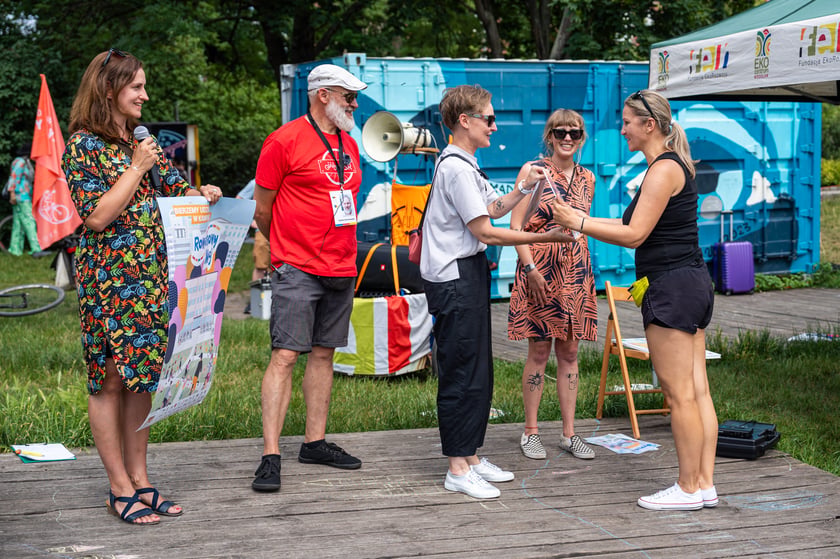 Wrocławskie Święto Rowerzysty w parku Tołpy