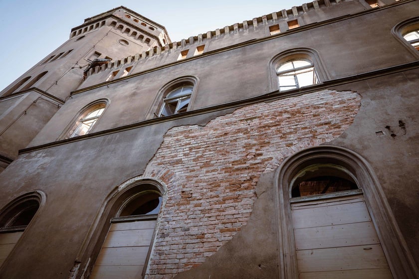 Dawny pałac w Świniarach, zdjęcie z 8 czerwca 2024 roku