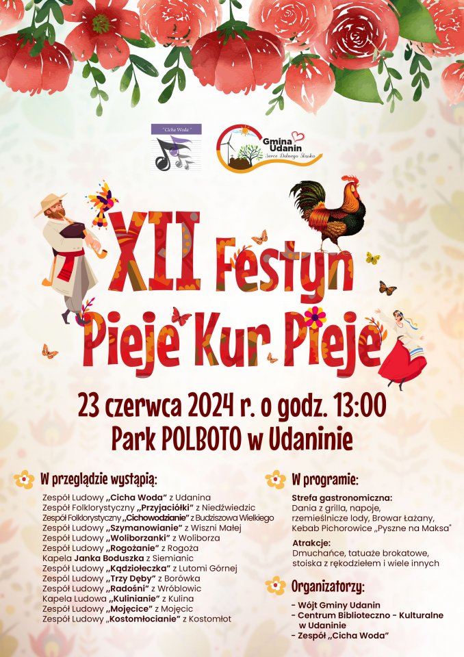 Program festyny w Udaninie